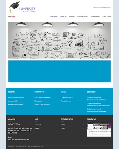  thiết kế website giáo dục